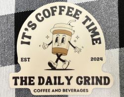Sticker for The Daily Grind at Charlotte-Mecklenburg Academy
